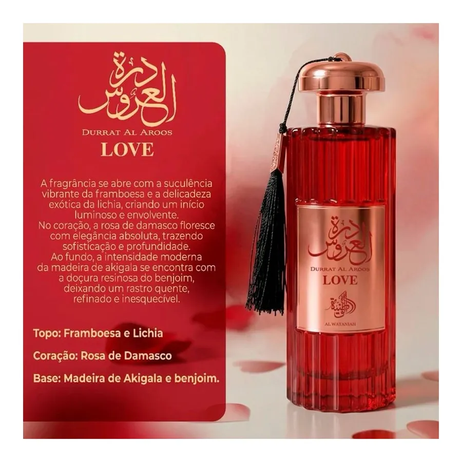 Al Wataniah Durrat Al Aroos Love Eau de Parfum Feminino 85ml — foto 3