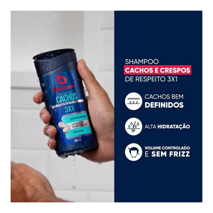 Shampoo Bozzano Cachos 325ml — foto 2