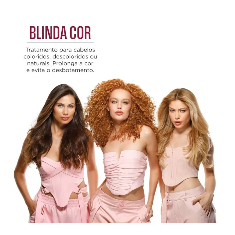 Condicionador Blinda Cor Lowell - Proteção e Hidratação para Cabelos Coloridos 200ml — foto 3