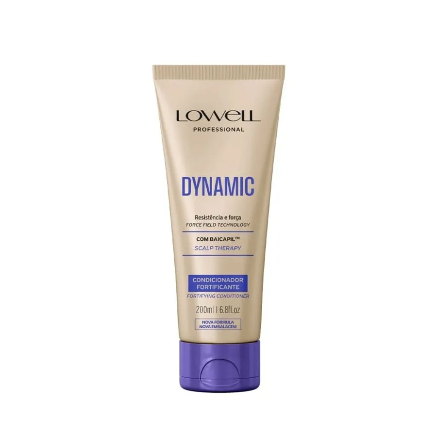 Dynamic Scalp Therapy Condicionador Antiqueda Lowell - Força e Resistência para Cabelos Fortificados 200ml