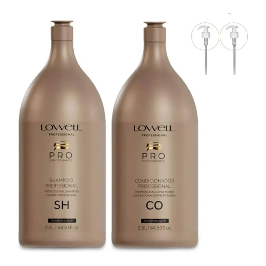 Kit Lowell Pro Perform Shampoo e Condicionador Profissional cada 2,5L