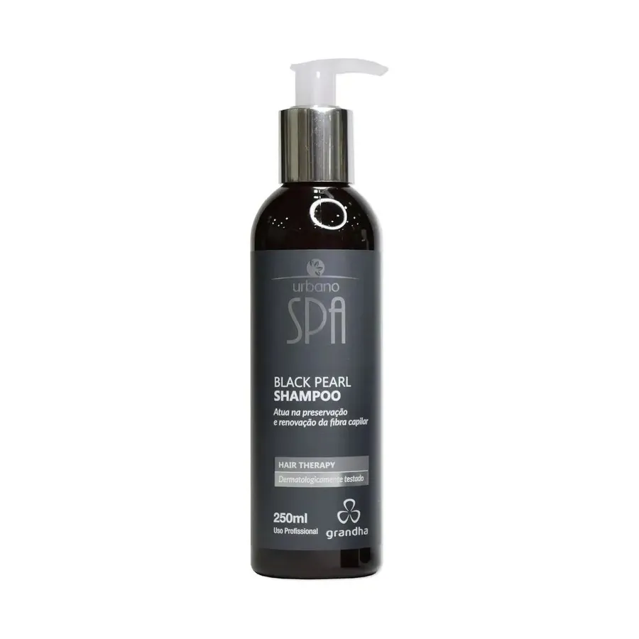 Shampoo Urbano Spa Black Pearl - Renovação e Preservação Capilar Profissional 250ml