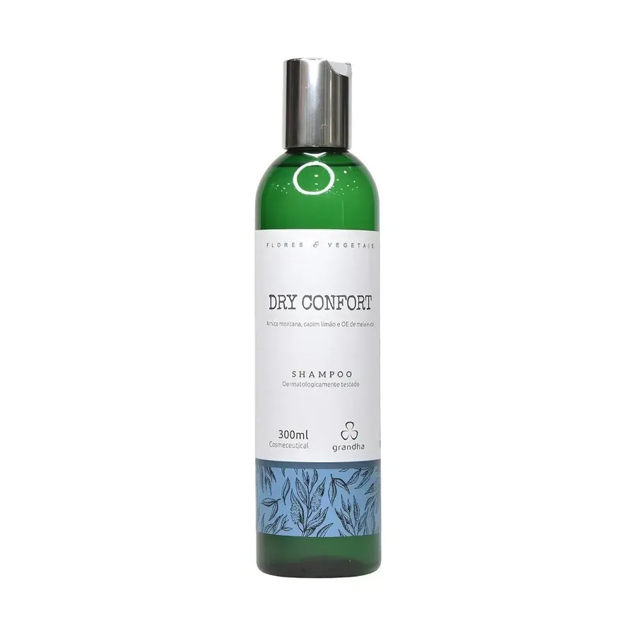 Shampoo Dry Confort Capilar - Limpeza Equilibrada com Arnica e Capim Limão 300ml
