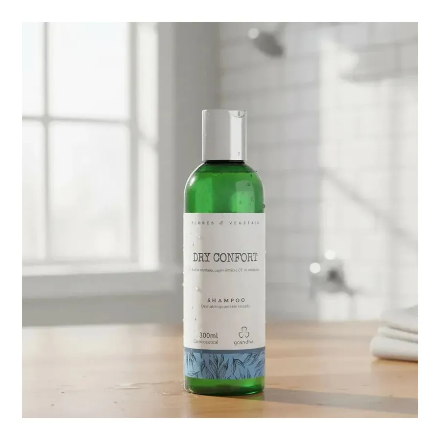 Shampoo Dry Confort Capilar - Limpeza Equilibrada com Arnica e Capim Limão 300ml — foto 3