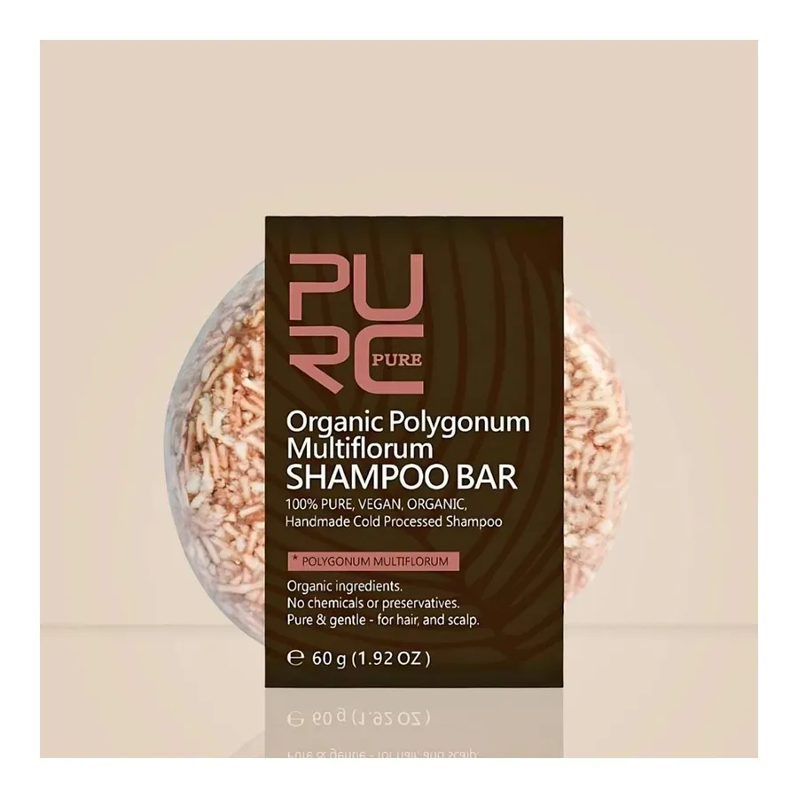 Bela Vital PurcPure Hair Brown: Shampoo em Barra para Escurecer Cabelo Branco