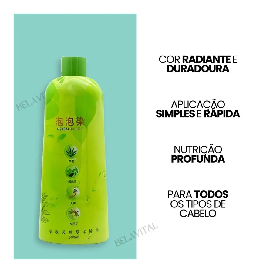 Bela Vital Shampoo Mágico Tintura 3 em 1: Cor Vibrante e Nutrição para seus Fios — foto 3
