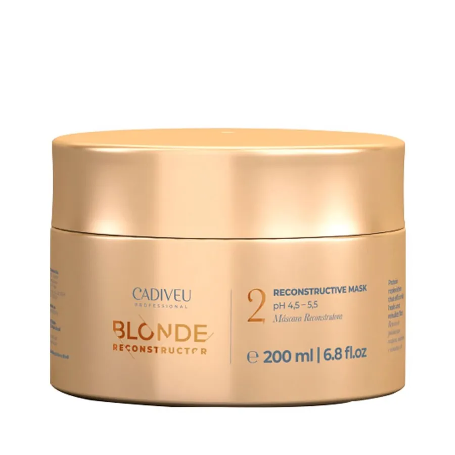 Máscara de Reconstrução Cadiveu Professional Blonde Reconstructor 200ml