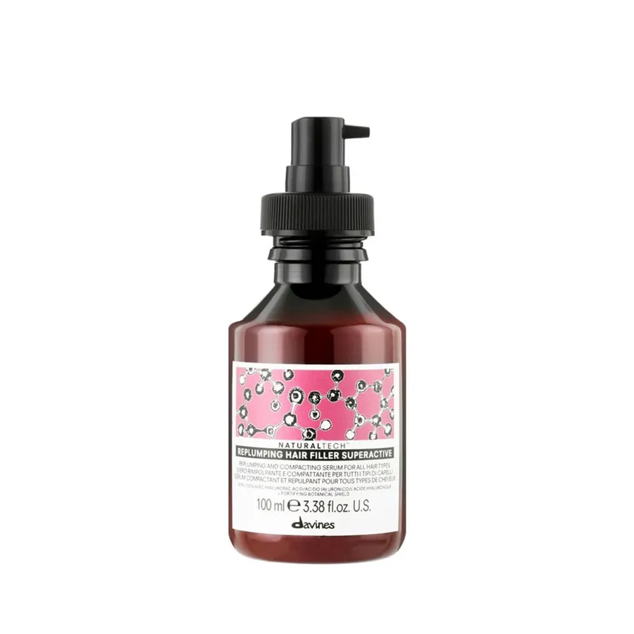 Tratamento de Reconstrução Davines Naturaltech Replumping Hair Filler Superactive 100ml
