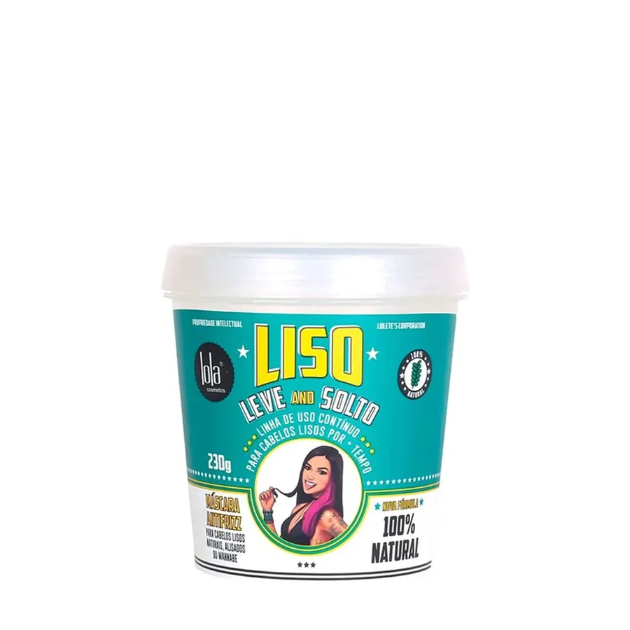 Lola From Rio Máscara Antifrizz Lola Cosmetics Liso, Leve And Solto 230g