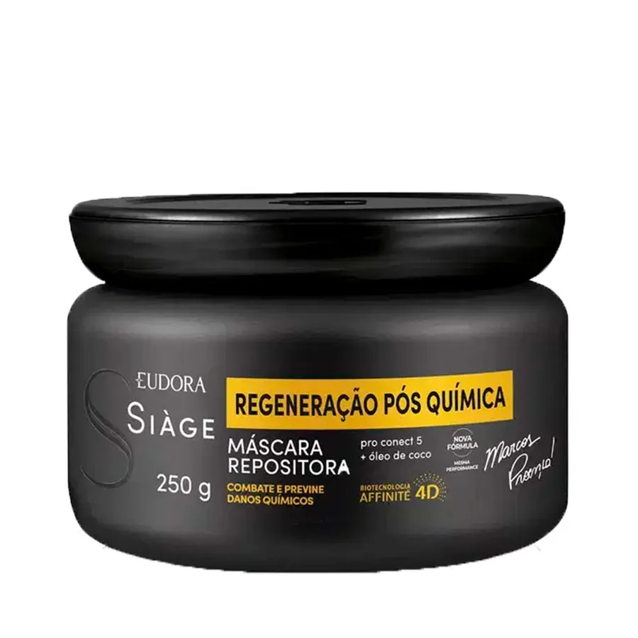 Máscara Repositora Eudora Siàge Regeneração Pós Química 4D 250g