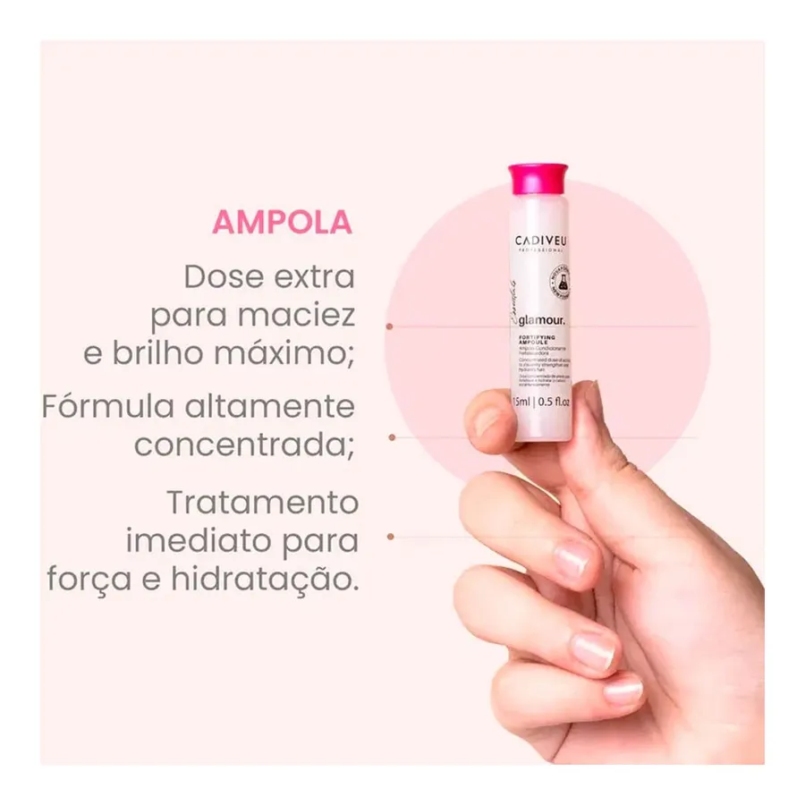 Cadiveu Professional Ampola Cadiveu Essentials Glamour 15ml — foto 3
