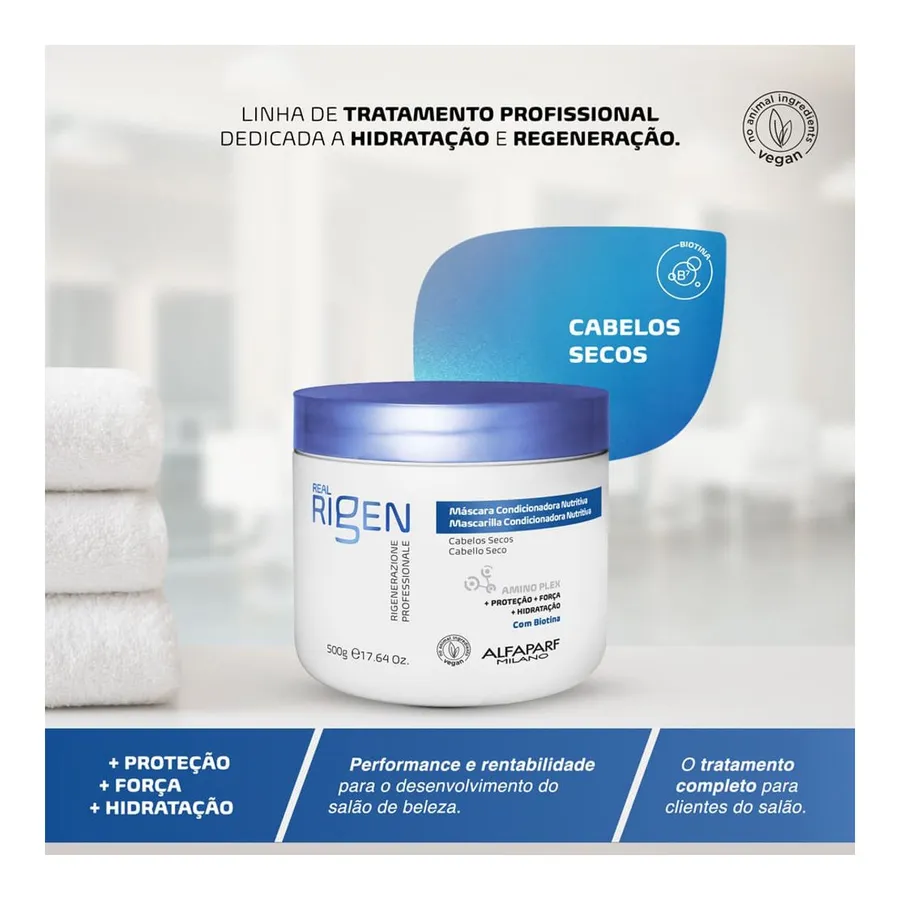 Máscara Alfaparf Milano Professional Real Rigen Nutritiva 500g — foto 3