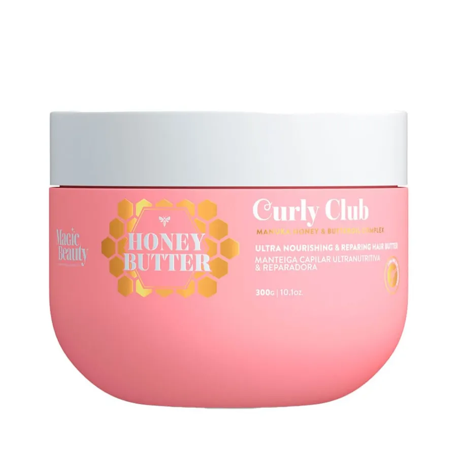 Máscara Magic Beauty Curly Club Honey Butter 300g