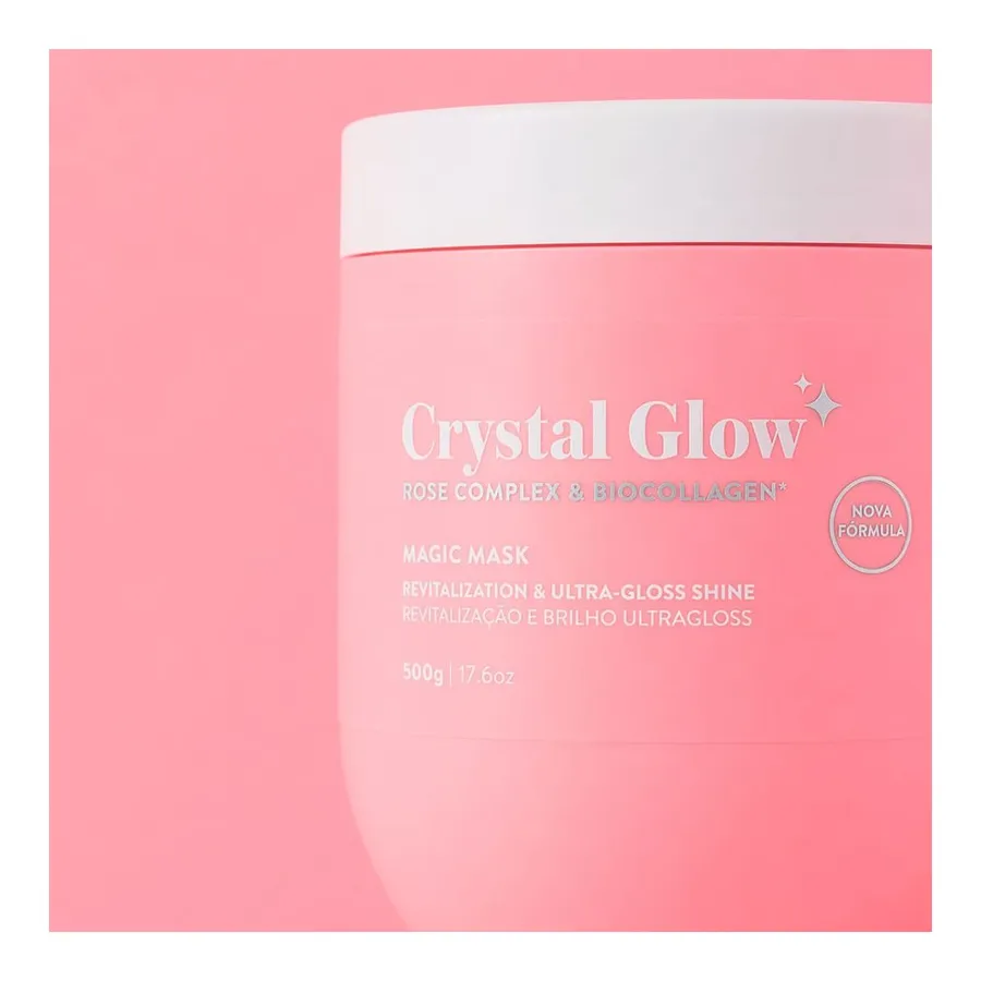 Máscara Magic Beauty Crystal Glow Collagen 500g — foto 3