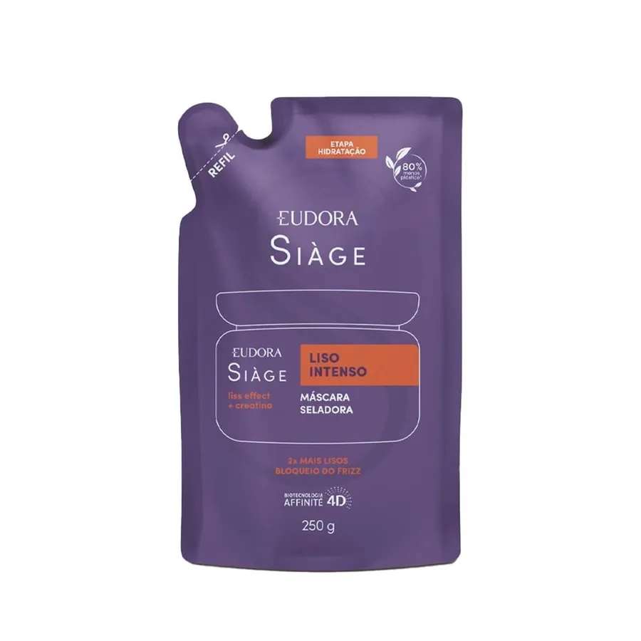 Máscara Eudora Siàge Liso Intenso (Refil) 250g