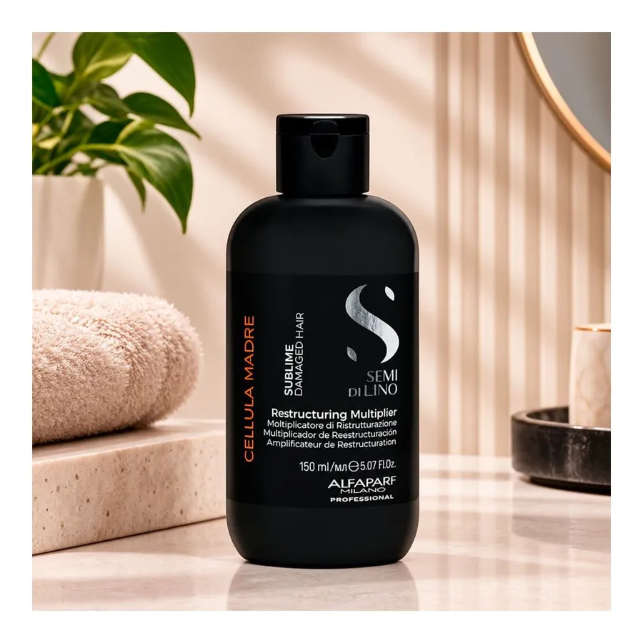 Multiplicador de Reconstrução Alfaparf Milano Professional Semi Di Lino Sublime Cellula Madre 150ml — foto 3