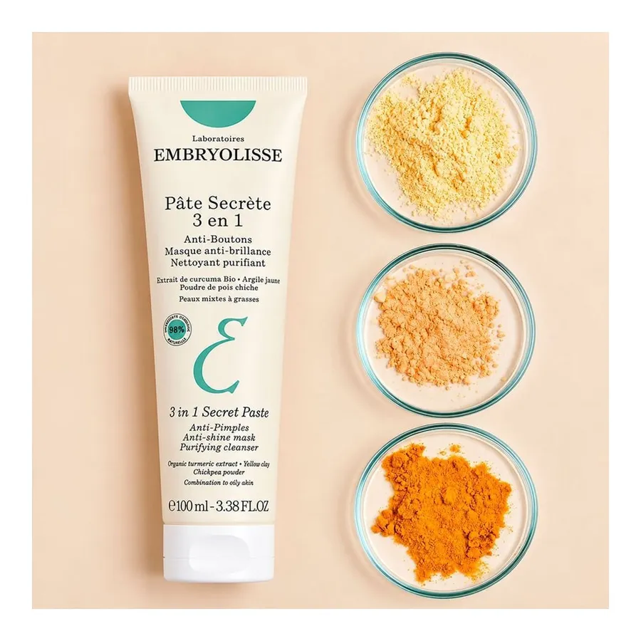 Embryolisse Pâte Secrète 3 en 1 - Tratamento Antiacne 100ml — foto 3