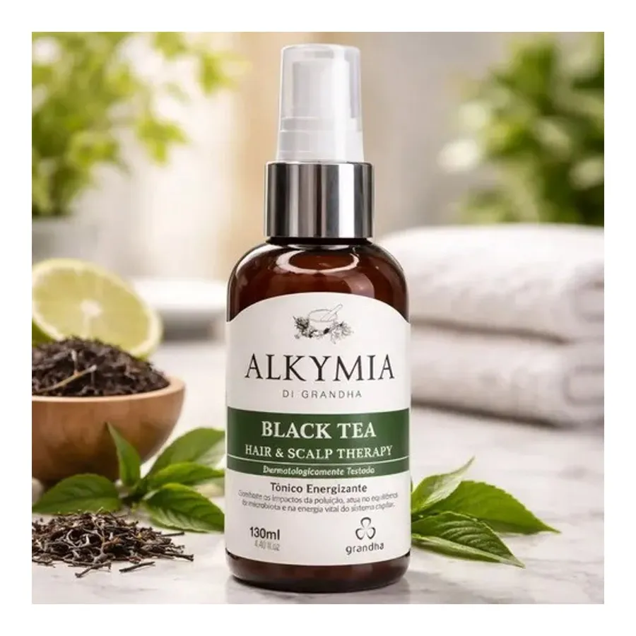 Capilar Black Tea Hair & Scalp Therapy - Tônico Energizante Capilar 130ml — foto 3