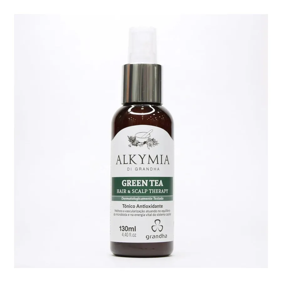 Capilar Green Tea Hair & Scalp Therapy - Tônico Antioxidante para Cabelos Fortes 130ml
