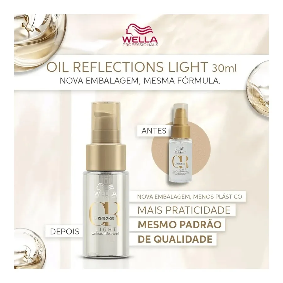 Óleo Capilar Wella Professionals Oil Reflections Light 30ml — foto 2