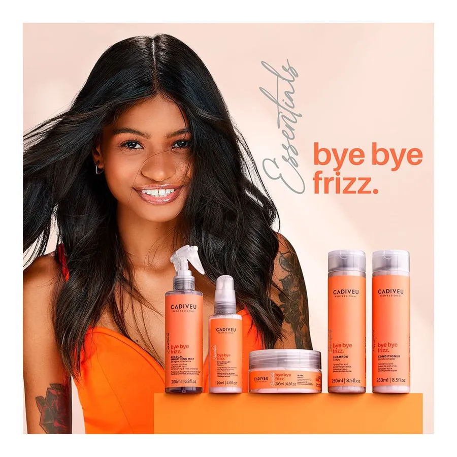 Cadiveu Professional Leave-in Selagem Gradativa Cadiveu Essentials Bye Bye Frizz 200ml — foto 3