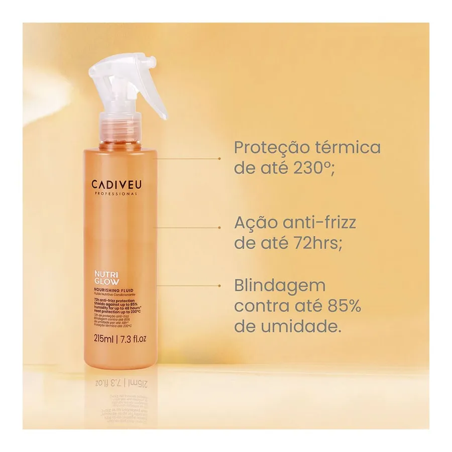 Cadiveu Professional Fluído Cadiveu Nutri Glow 215ml — foto 3