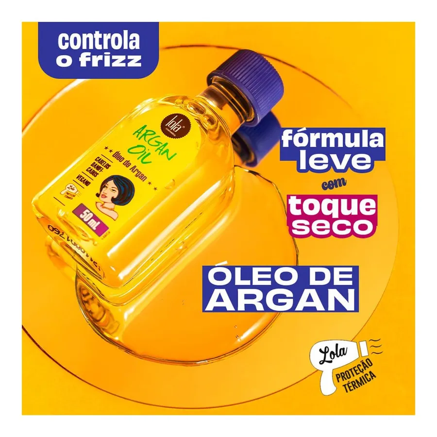 Lola From Rio Óleo Capilar Lola Cosmetics Argan Oil 50ml — foto 3