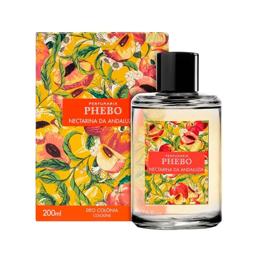 Phebo Mediterrâneo Nectarina da Andaluzia Colônia Unissex 200ml