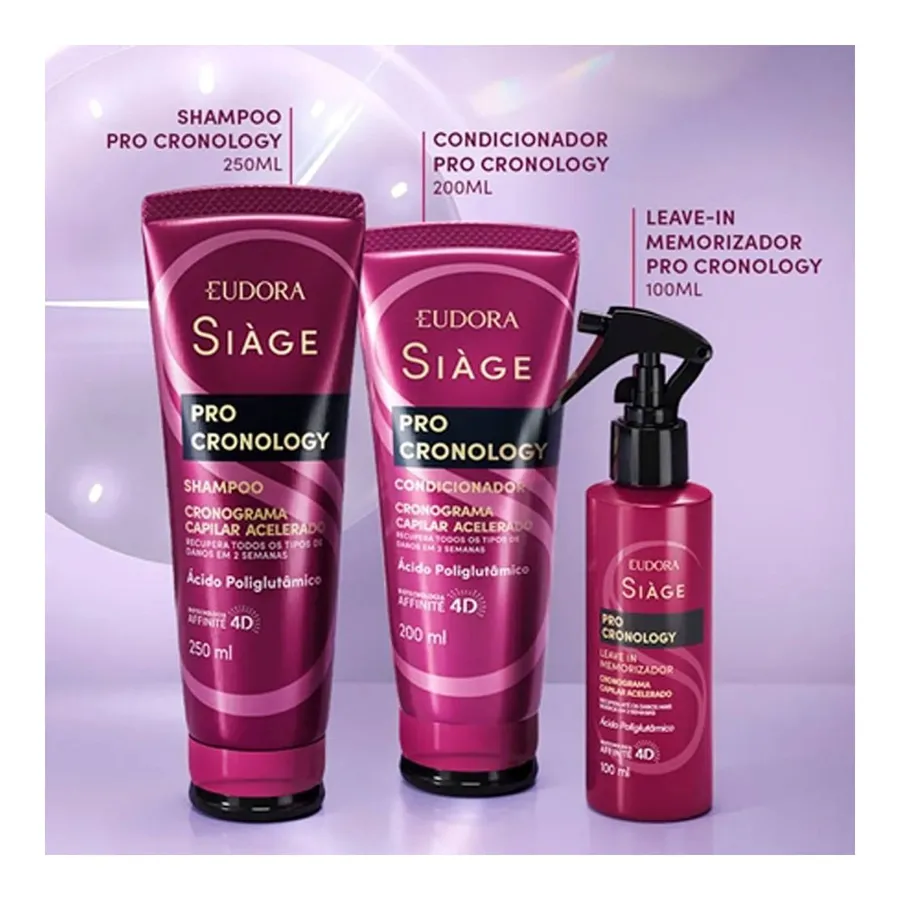 Leave-In Eudora Siàge Pro Cronology 100ml — foto 3