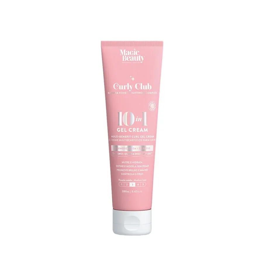 Gel Creme Magic Beauty Curly Club 10 In 1 280ml