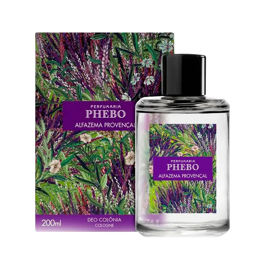 Phebo Perfumaria Alfazema Provençal Eau de Cologne Unissex 200ml