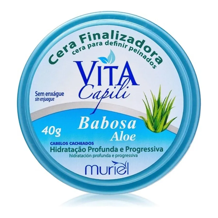 Cera Finalizadora Vita Capili Muriel Babosa Aloe 40g