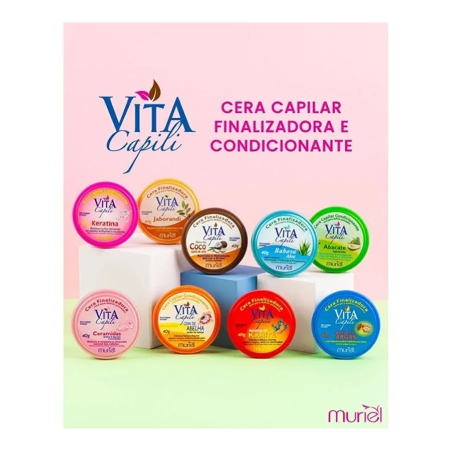 Cera Finalizadora Vita Capili Muriel Ceramidas 40g — foto 3