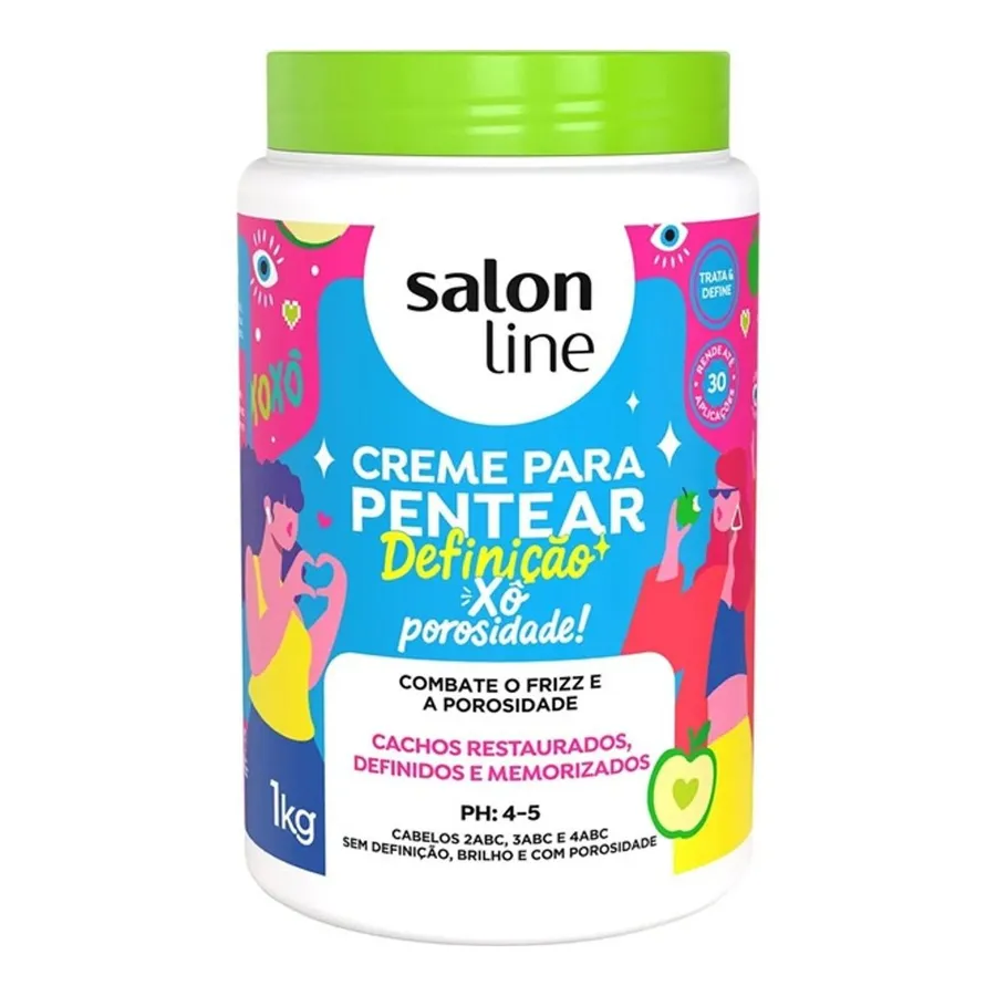 Creme para Pentear Salon Line Definição Xô Porosidade! 1kg