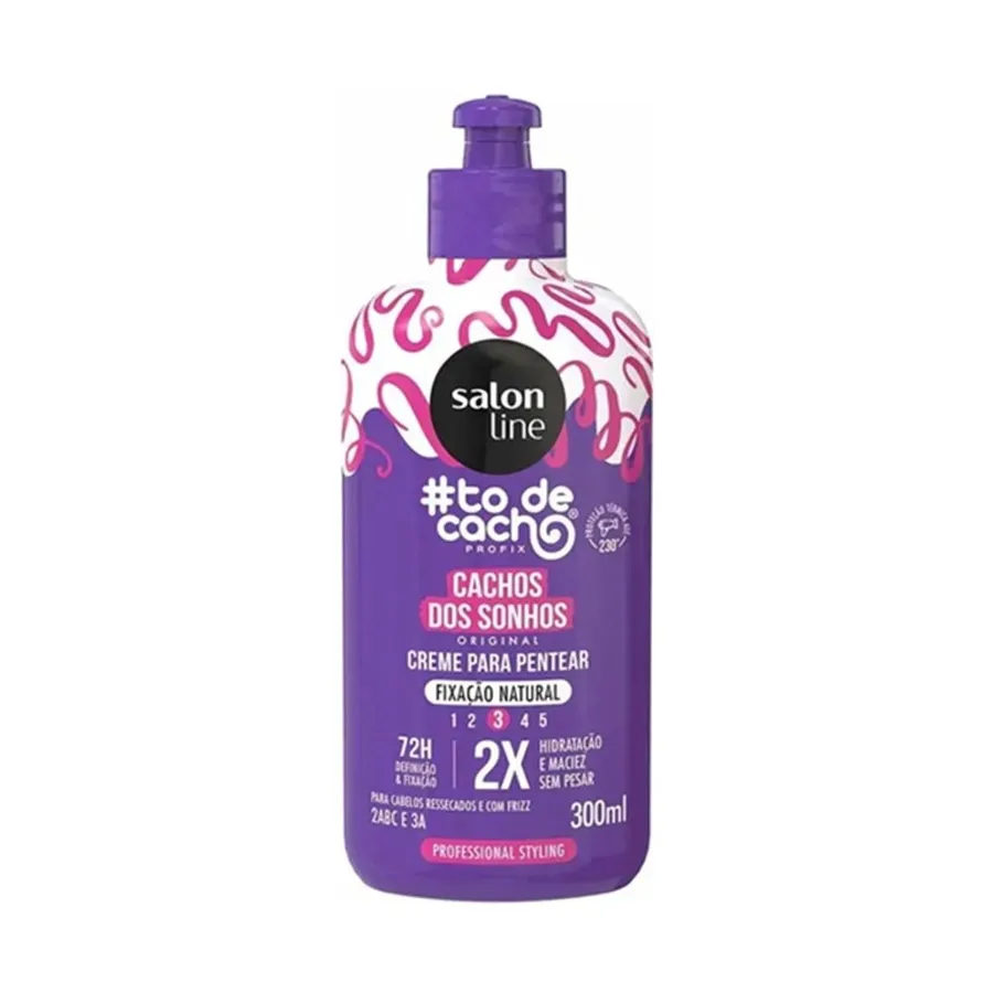 Creme Para Pentear Salon Line #todecacho Cachos dos Sonhos 300ml