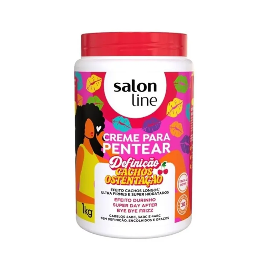 Creme para Pentear Salon Line Definição Cachos Ostentação 1kg