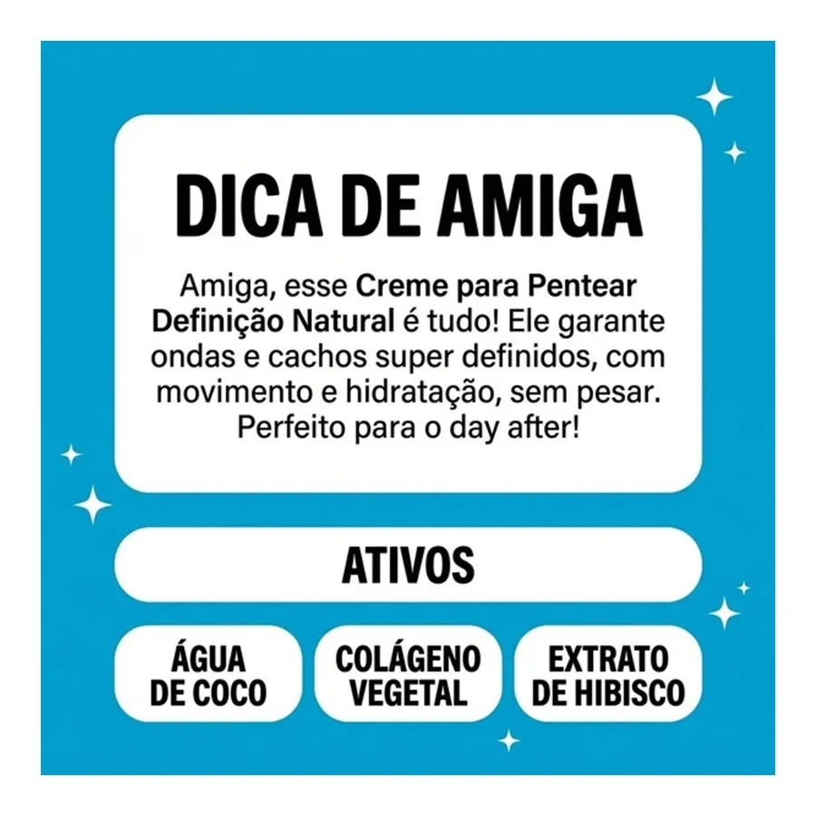 Creme para Pentear Salon Line Definição Natural 300ml — foto 3