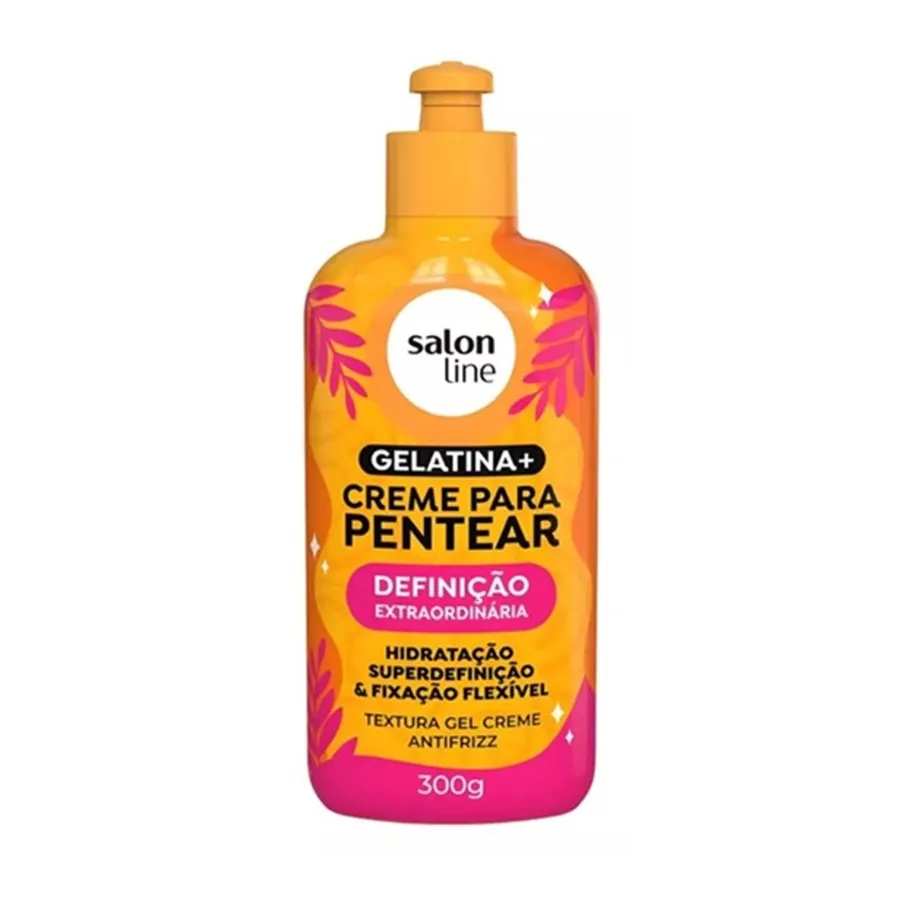 Creme Para Pentear Salon Line Gelatina + Definição Extraordinária 300g