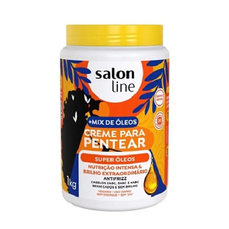 Creme Para Pentear Super Óleos Salon Line 1kg