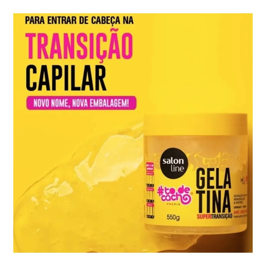Gelatina Salon Line #Todecacho 7x Super Transição Cap 550g — foto 3