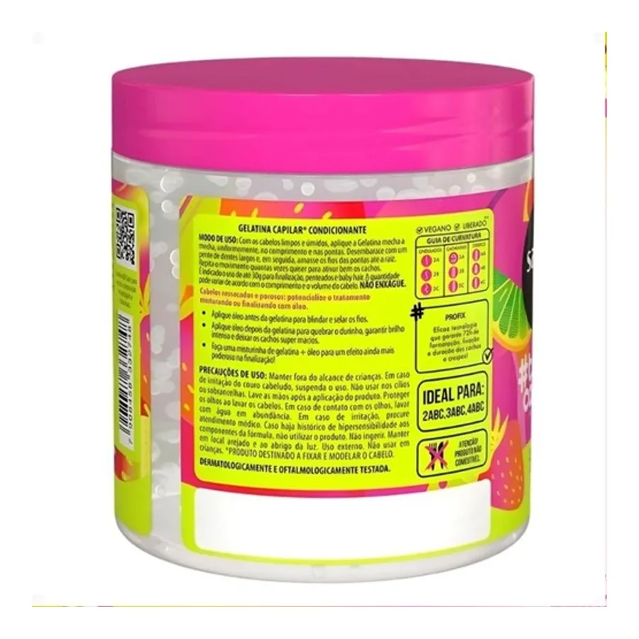 Gelatina Salon Line #ToDeCacho Pink Lemonade 550g — foto 3