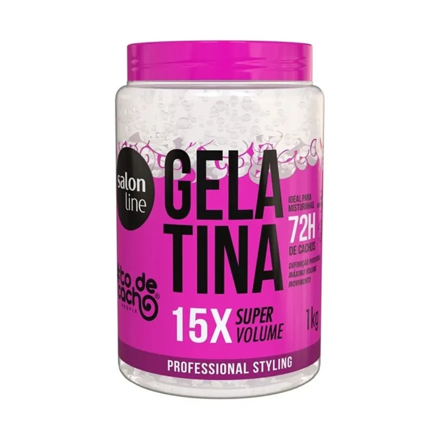 Gelatina Salon Line Todecacho 15x Super Volume 1kg
