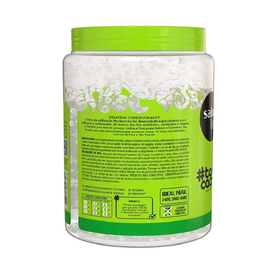 Gelatina Salon Line Todecacho Gel Fix 1kg — foto 3