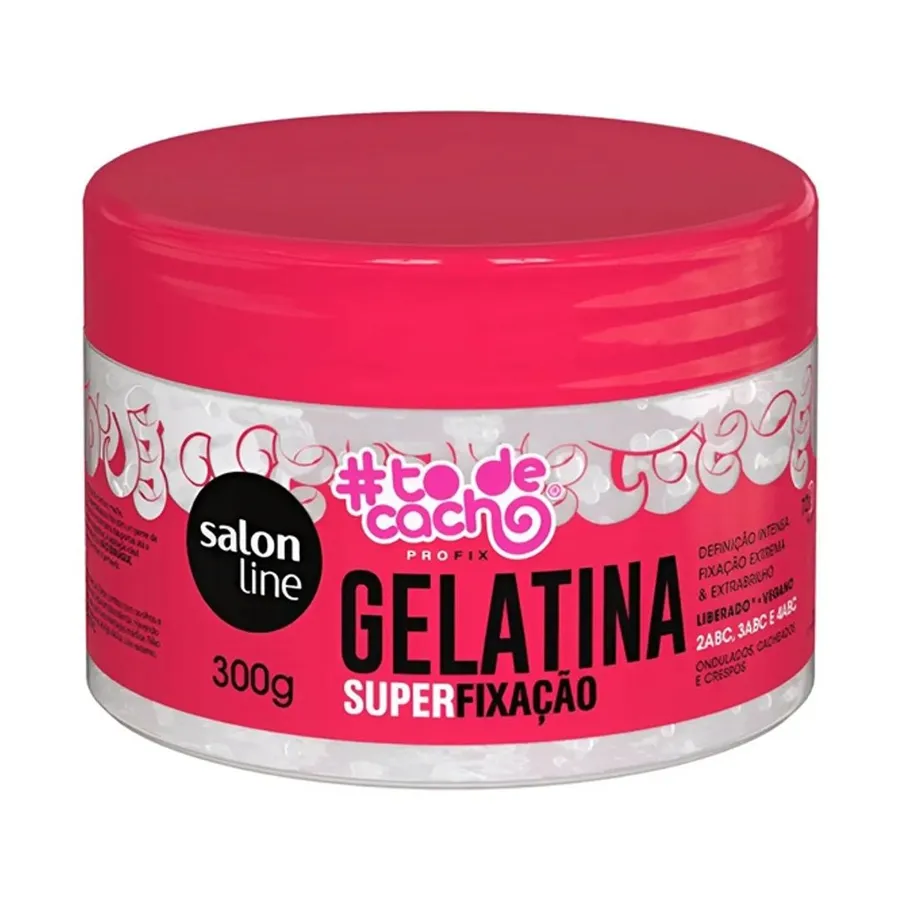 Gelatina Salon Line Todecacho Super Fixação 300g