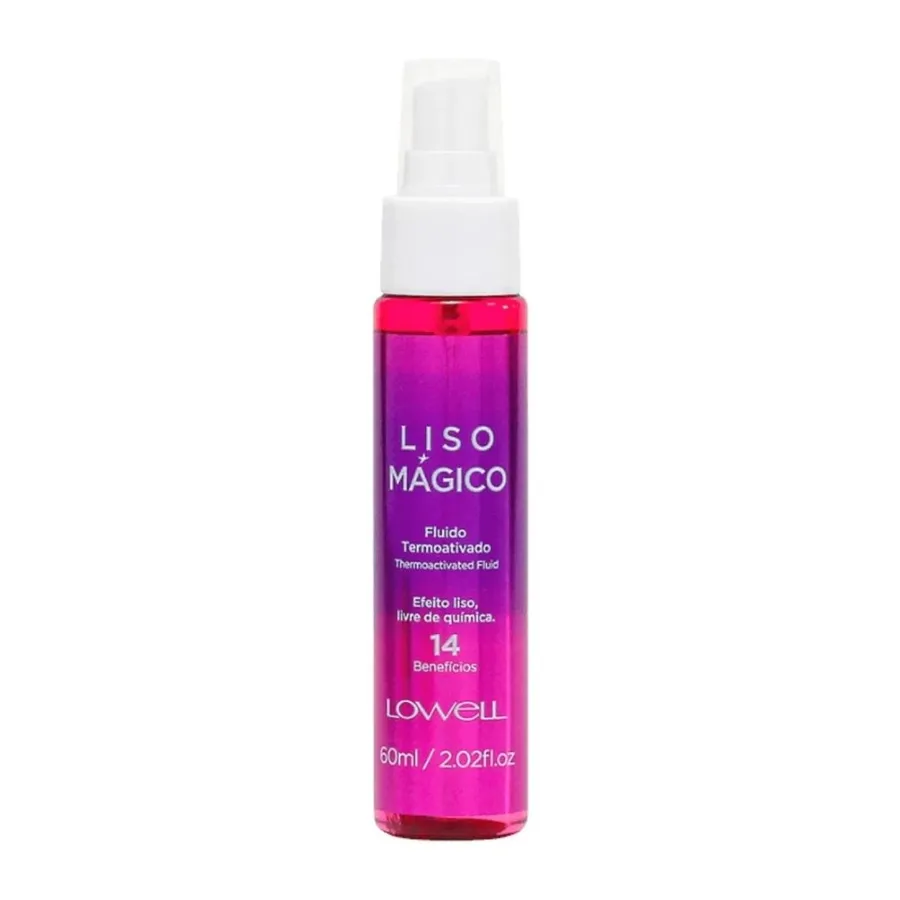 Fluído Termoativado Lowell Liso Mágico - Efeito Liso e Proteção Térmica 60ml