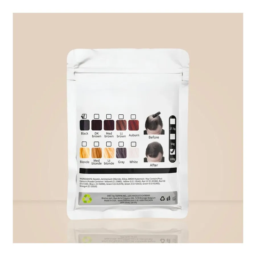 Bela Vital Refil Toppik Hair: Fibra Capilar 100g
