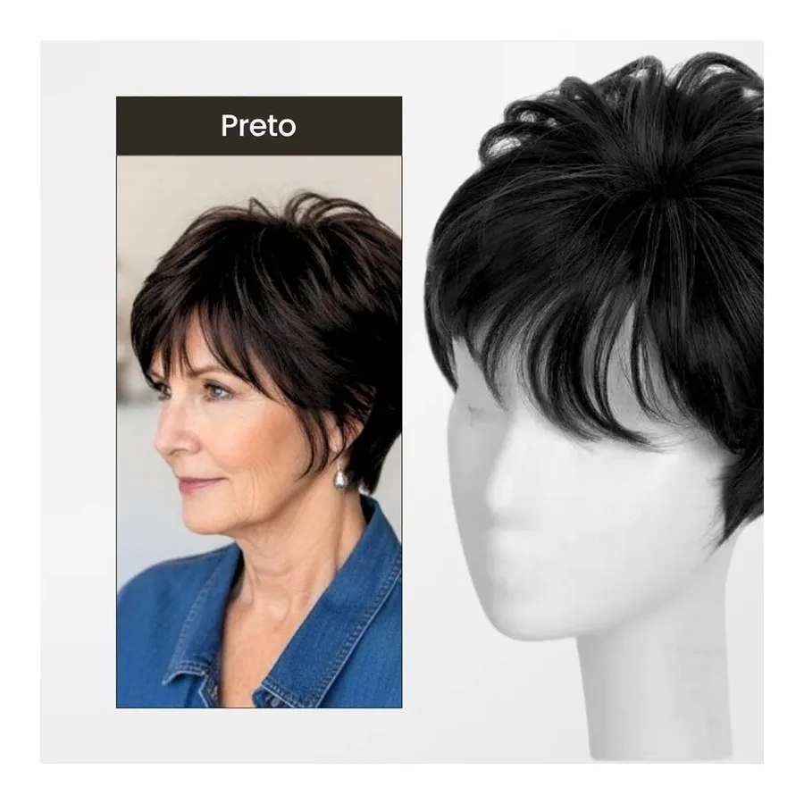 Bela Vital Top Closure - Topo de Cabelo Curto - Para Alopecia e Falhas — foto 3