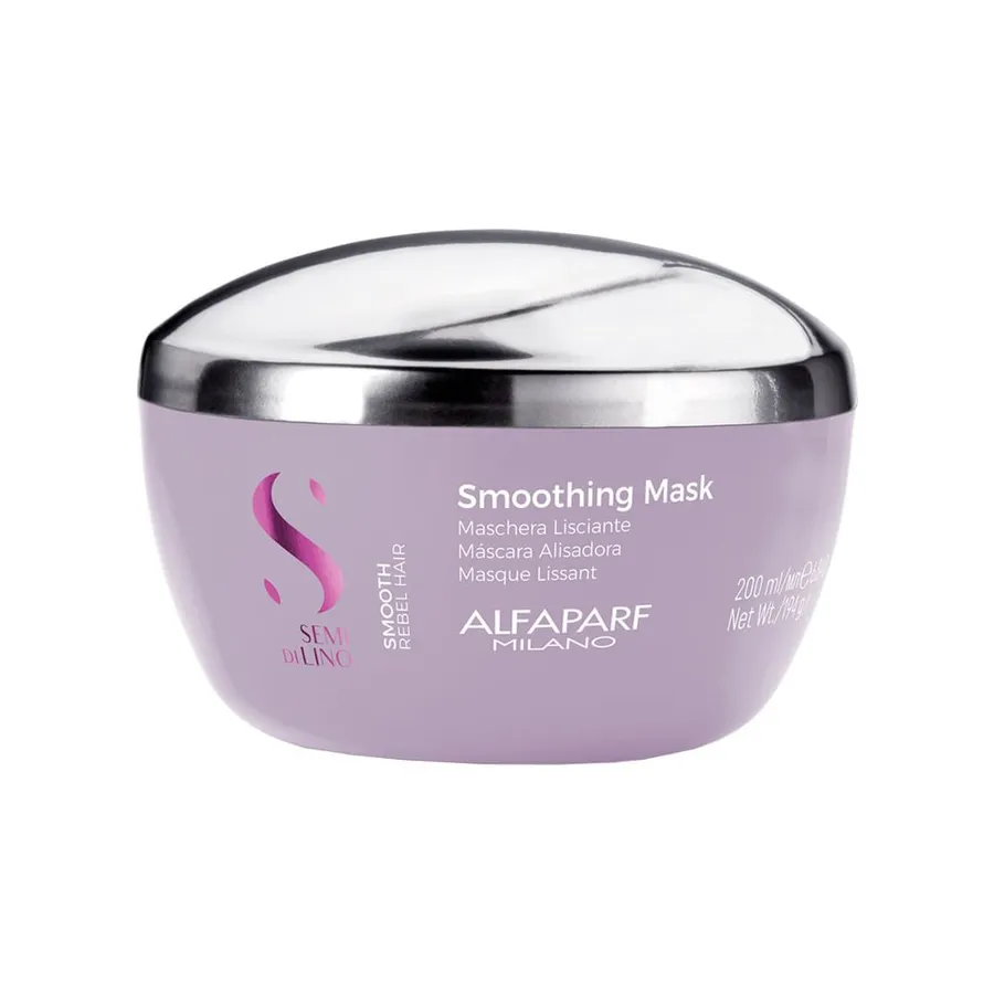 Kit Alfaparf Milano Professional Semi Di Lino Smooth Smoothing - Shampoo 250ml + Máscara 200ml — foto 3