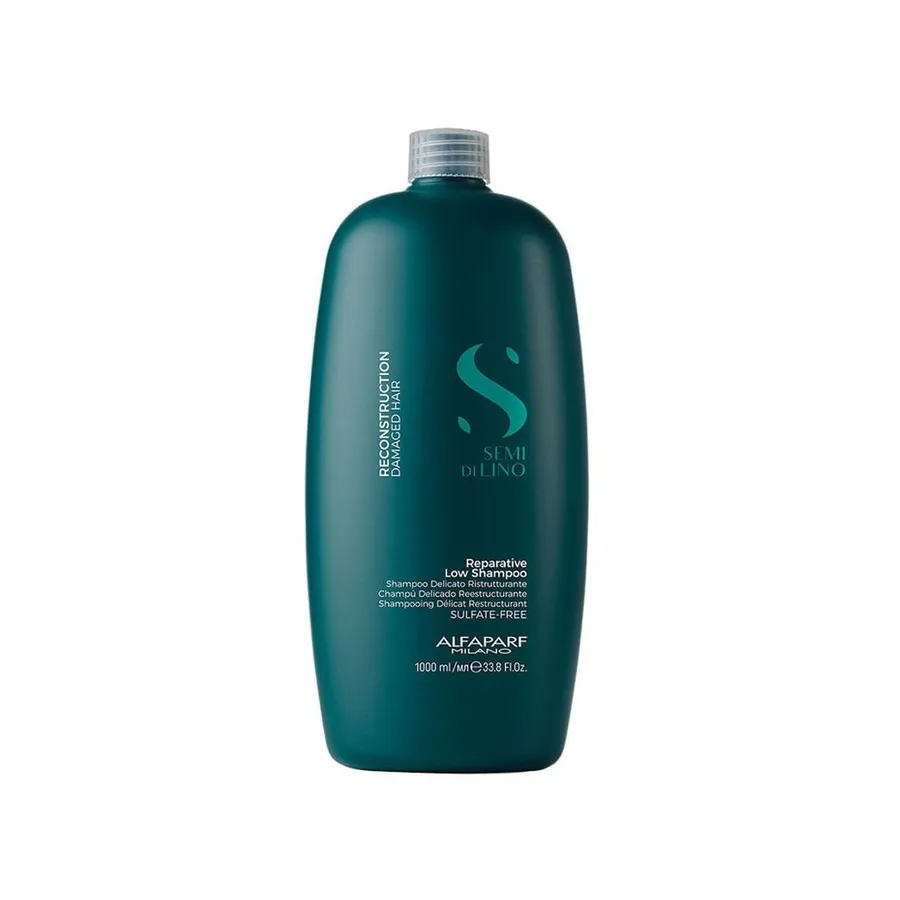 Kit Alfaparf Milano Professional Semi Di Lino Reconstruction - Shampoo 1000ml + Máscara 500ml — foto 3