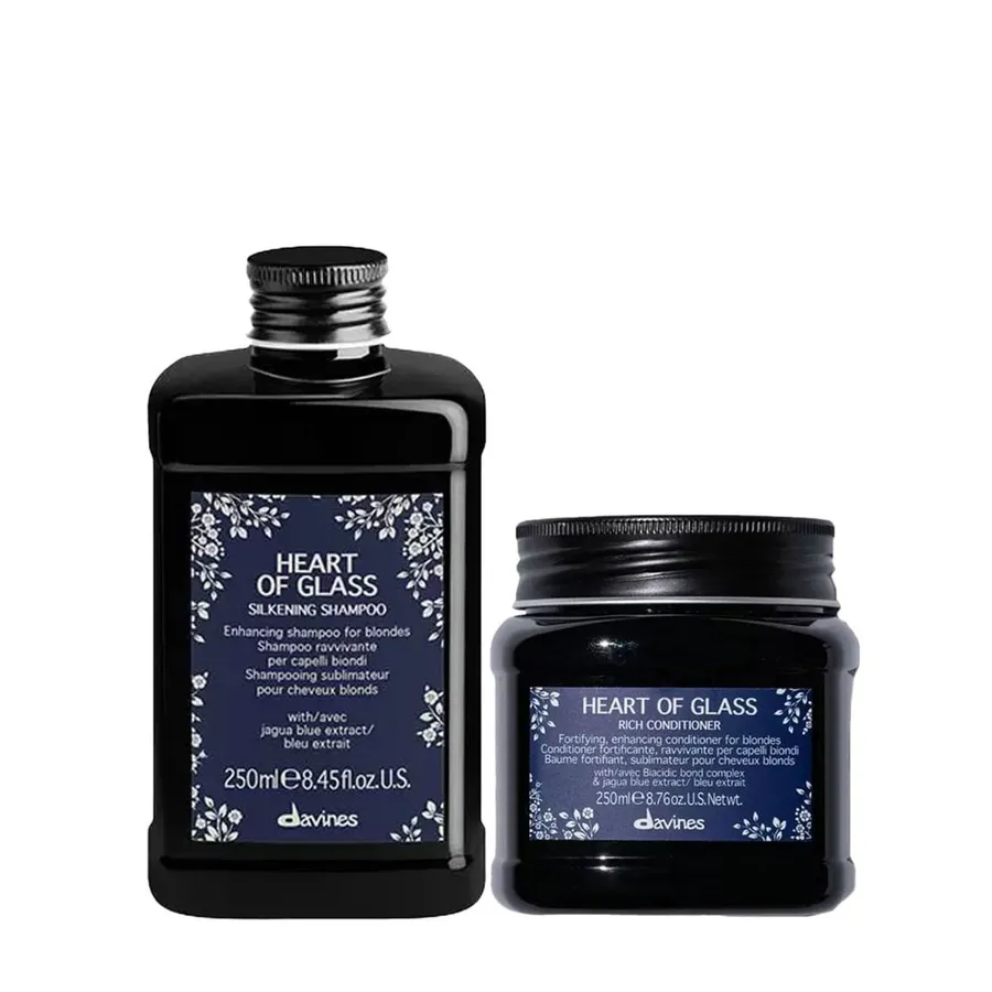 Kit Davines Heart Of Glass - Shampoo 250ml + Condicionador